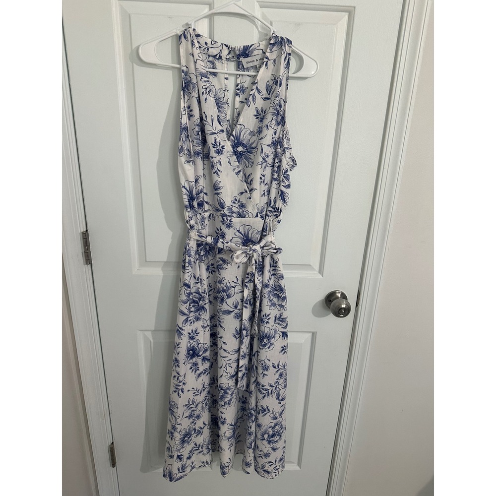 Emma & Michele Floral‎ Print Sleeveless Dress Ladies Size M